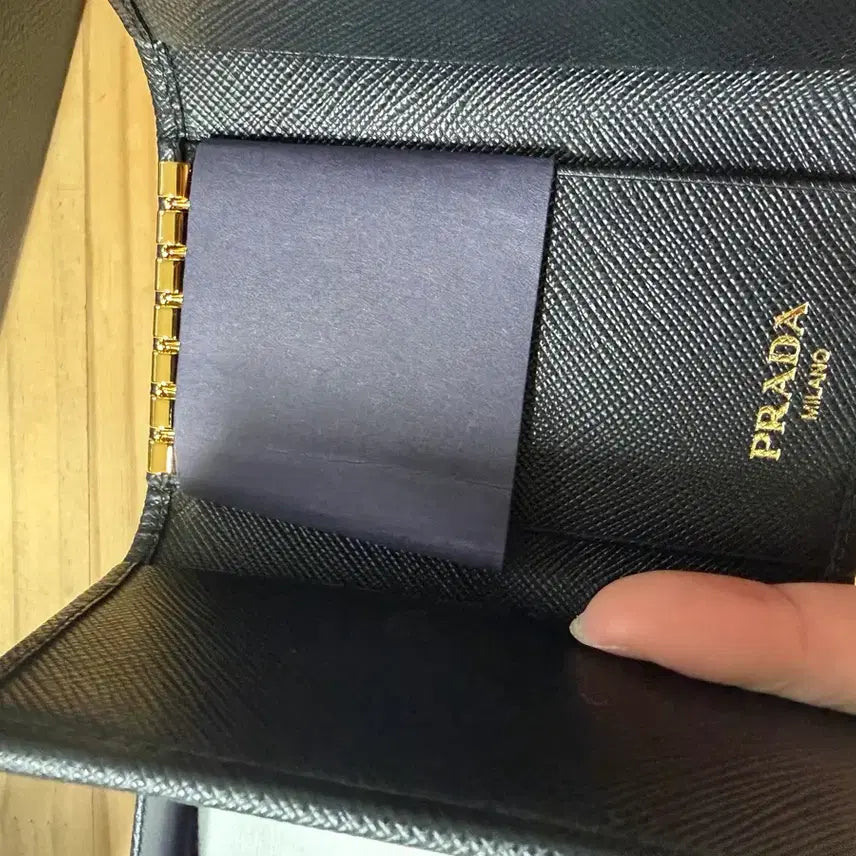 [BUNJANG] Prada Black Key Wallet Full Box / 프라다 블랙 키지갑 풀박스