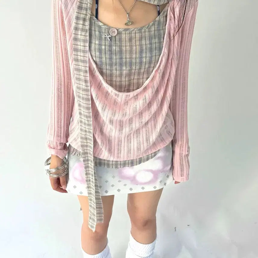 [BUNJANG] Layered Muffler Top / 레이어드 머플러 탑