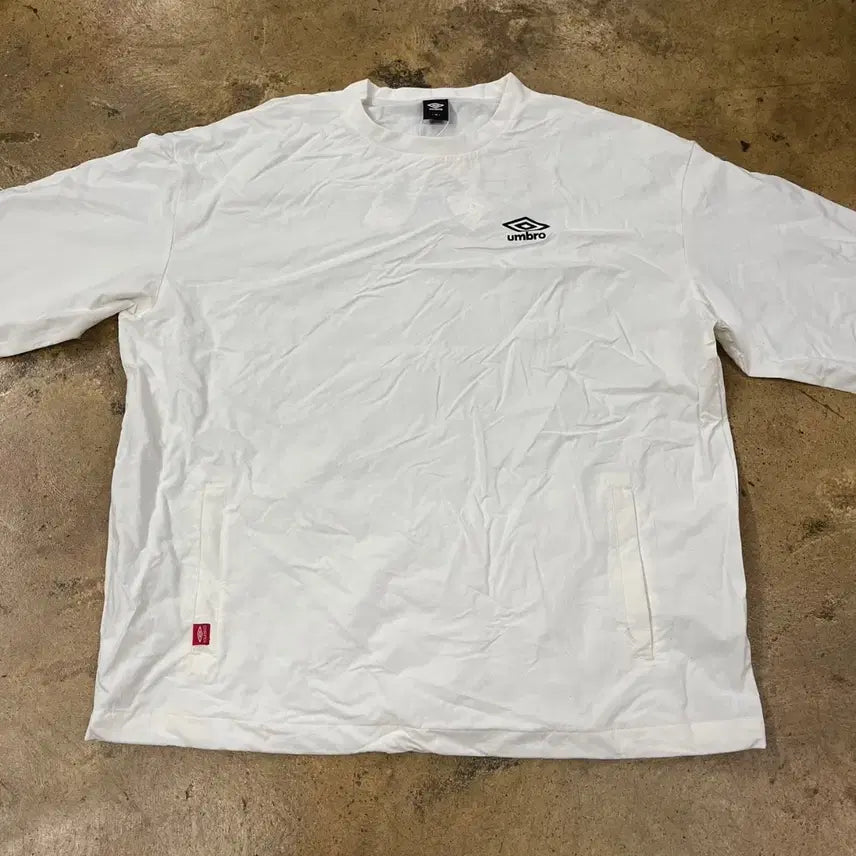 [BUNJANG] Umbro White Long Sleeve T-Shirt (2XL) / [정품/2XL] 엄브로 화이트 긴팔 티셔츠