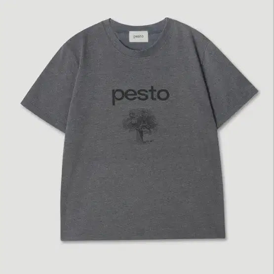 [BUNJANG] Pesto Tree T-Shirt - Dark Moon / [Pesto 페스토] 트리 티셔츠_ 다크문