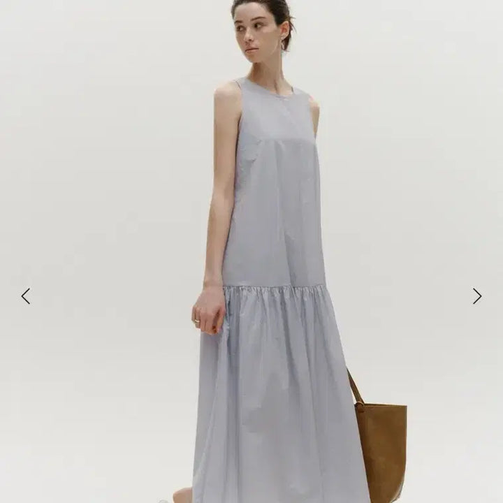 [BUNJANG] SIE Ruffle Hem Maxi Dress Fog Blue Long Version / SIE 시에 러플 헴 맥시 드레스 / 포그블루 / 롱 (새상품, 미착용)