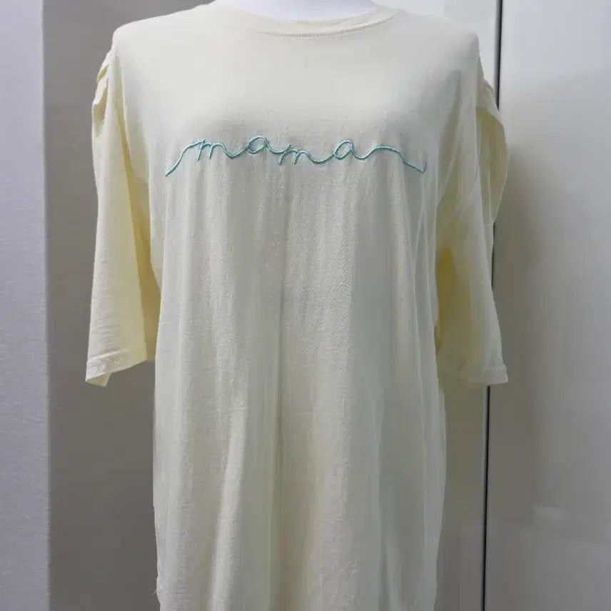 [BUNJANG] Shoulder Shirring Short Sleeve T-Shirt / (새상품)어깨 셔링 반팔 티셔츠