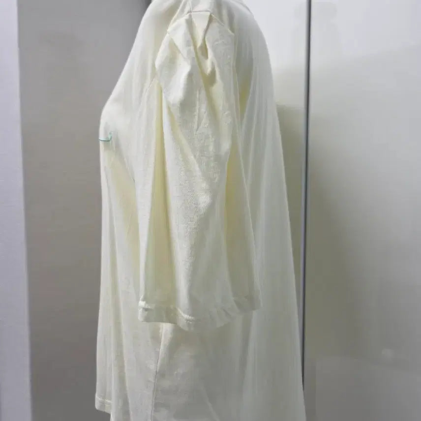 [BUNJANG] Shoulder Shirring Short Sleeve T-Shirt / (새상품)어깨 셔링 반팔 티셔츠