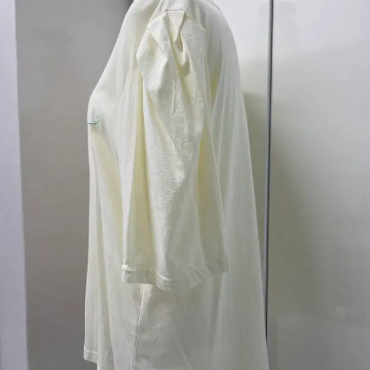 [BUNJANG] Shoulder Shirring Short Sleeve T-Shirt / (새상품)어깨 셔링 반팔 티셔츠