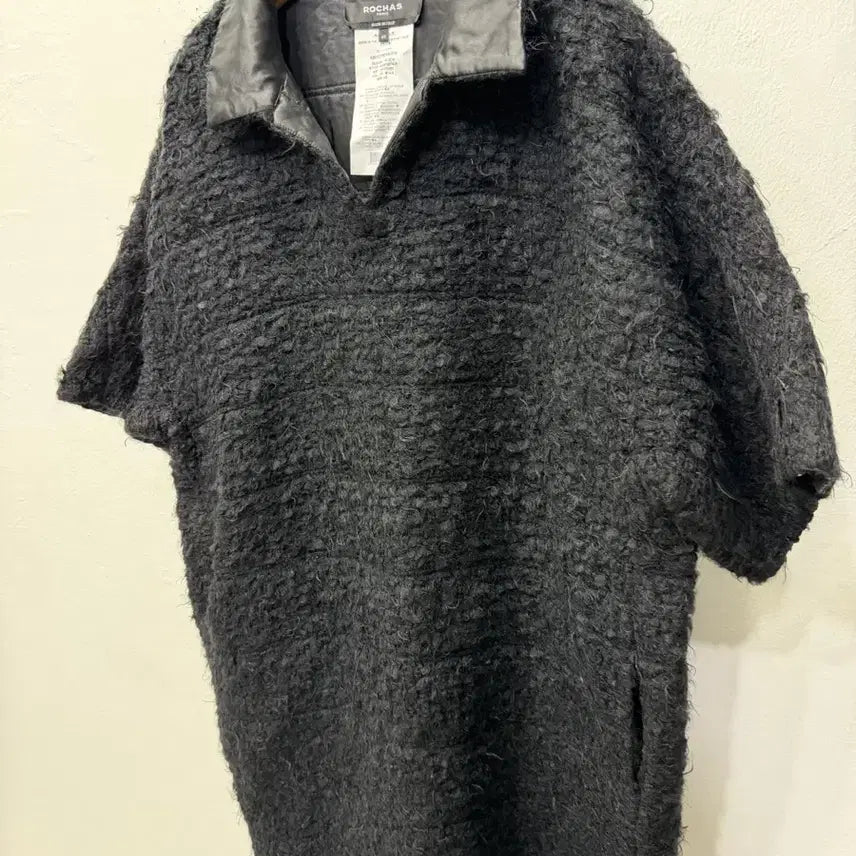 [BUNJANG] ROCHAS Bouclé Loose Fit Mini Dress Black Size 40 / 정품) ROCHAS 로샤스 루즈핏 블랙 부클레 미니 원피스 40