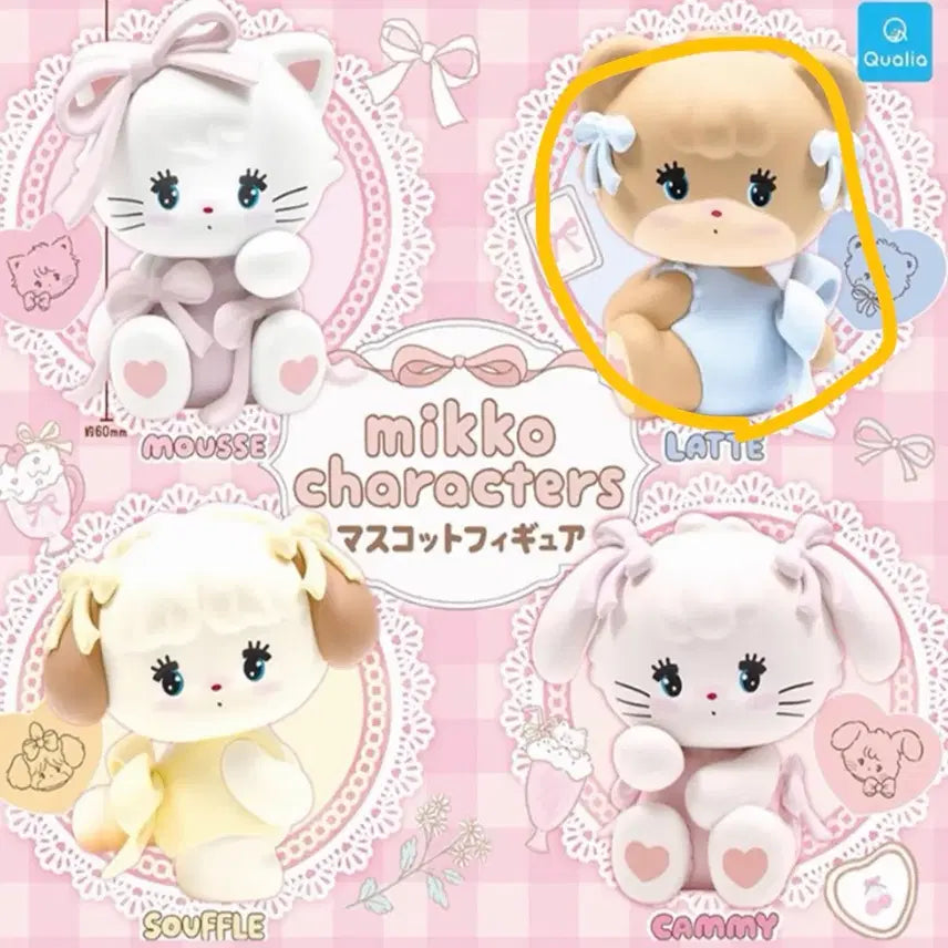 [BUNJANG] Miko Characters Mascot Gacha Figure Latte / 미코 캐릭터즈 마스코트 가챠 피규어 라떼