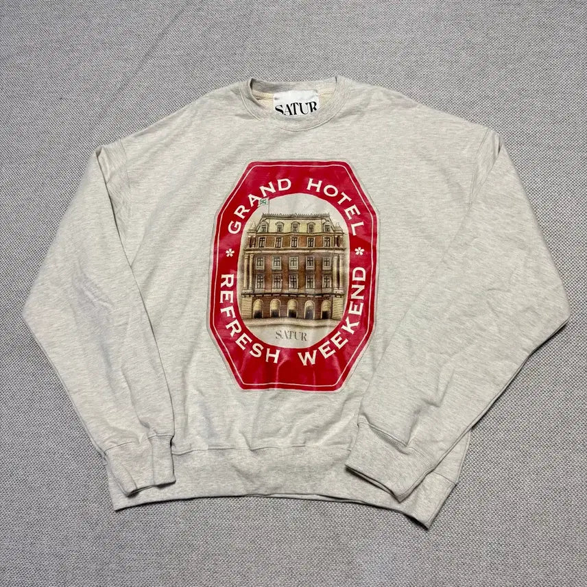 [BUNJANG] SATUR Grand Hotel Sweatshirt / SATUR 세터 맨투맨