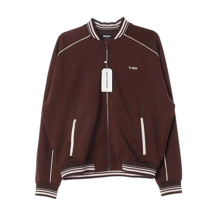 [BUNJANG] NERDY 24SS Logo Piping Training Jacket / (새상품) 널디 24SS 로고 파이핑 트레이닝 재킷