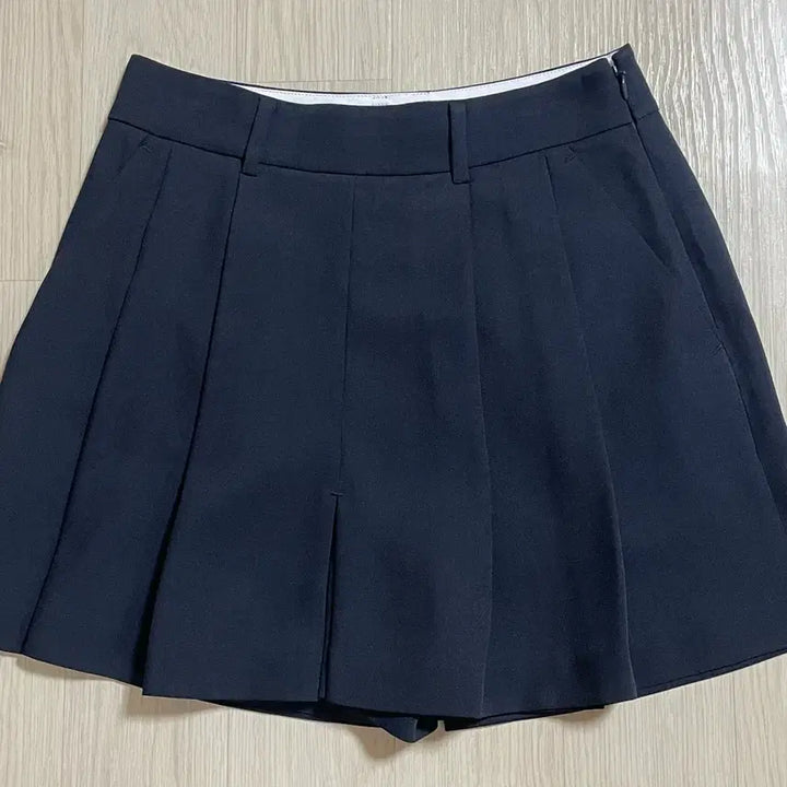 [BUNJANG] AND YOU Pleated Skirt Pants Navy / AND YOU 앤유 치마 바지 플리츠스커트 팬츠