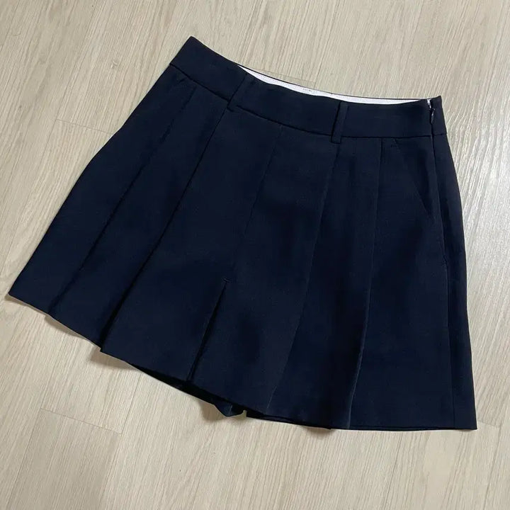 [BUNJANG] AND YOU Pleated Skirt Pants Navy / AND YOU 앤유 치마 바지 플리츠스커트 팬츠