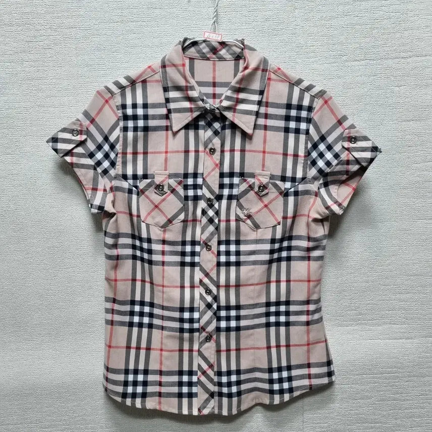 [SOLD OUT] 사069 체크 반팔 셔츠