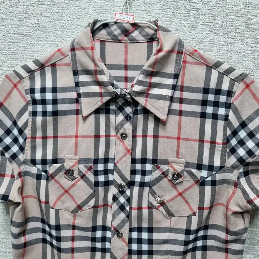 [SOLD OUT] 사069 체크 반팔 셔츠