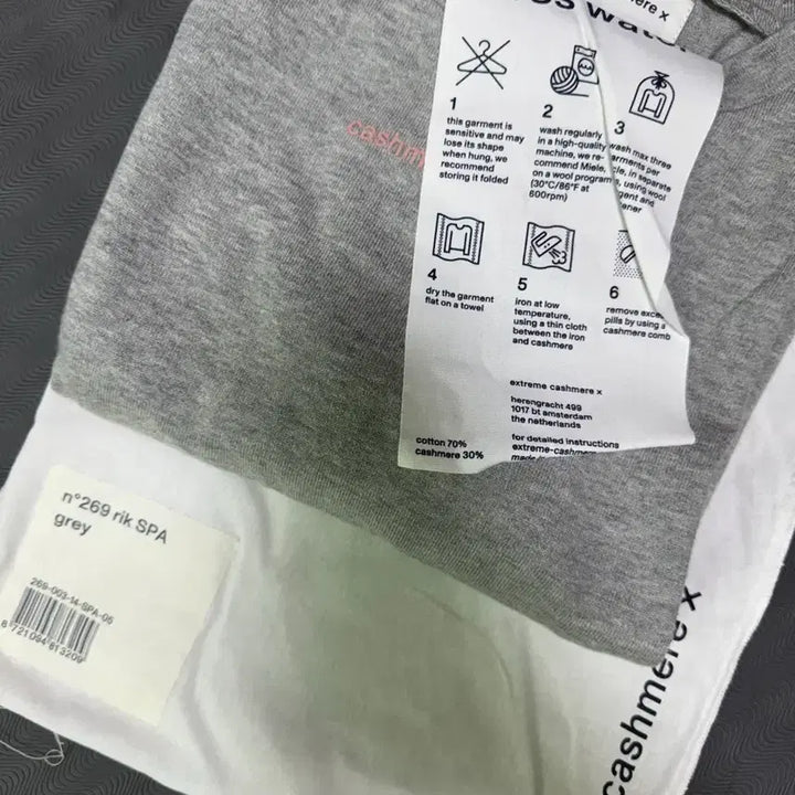 [BUNJANG] Rik Extreme Cashmere Short Sleeve T-Shirt / [F] 익스트림캐시미어 rik 반팔