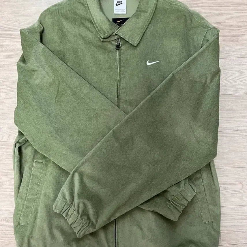 [BUNJANG] Nike Life Harrington Jacket Oil Green / 나이키 라이프 해링턴 자켓 오일 그린