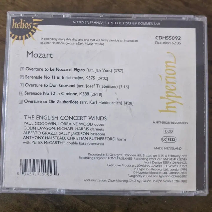[BUNJANG] Mozart Serenades &amp; Overtures CD / CD 모차르트 세레나데 &amp; 3서곡