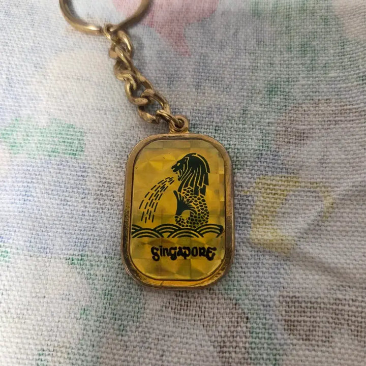[BUNJANG] 80s-90s Singapore Merlion Vintage Keychain / 8-90s Singapore Merlion 빈티지 키링