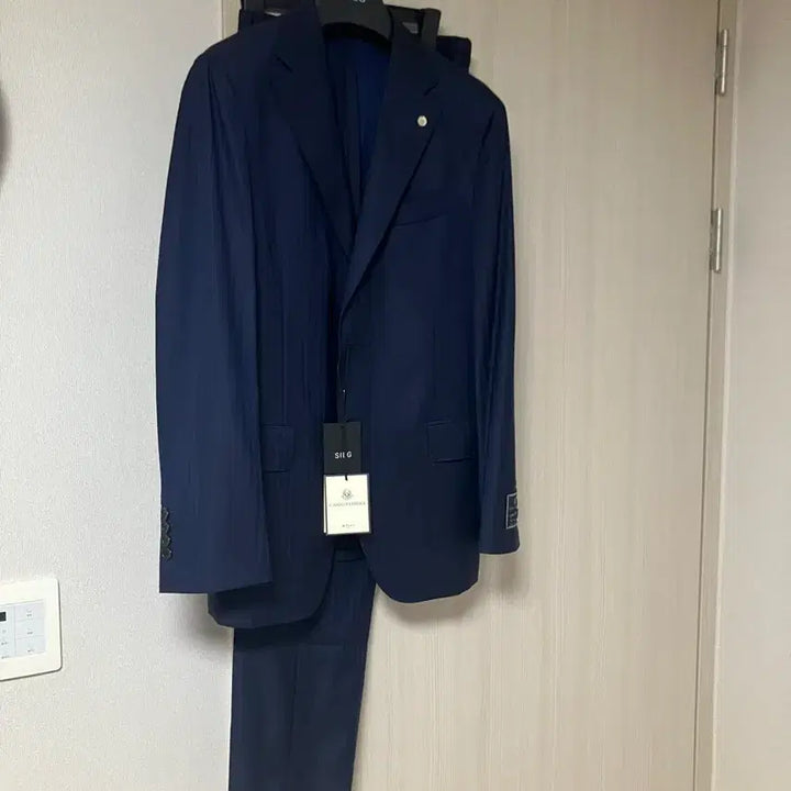 [BUNJANG] SIEG Keytone Fabric Suit Dark Navy / 지이크 수트 (키톤 원단 수트)