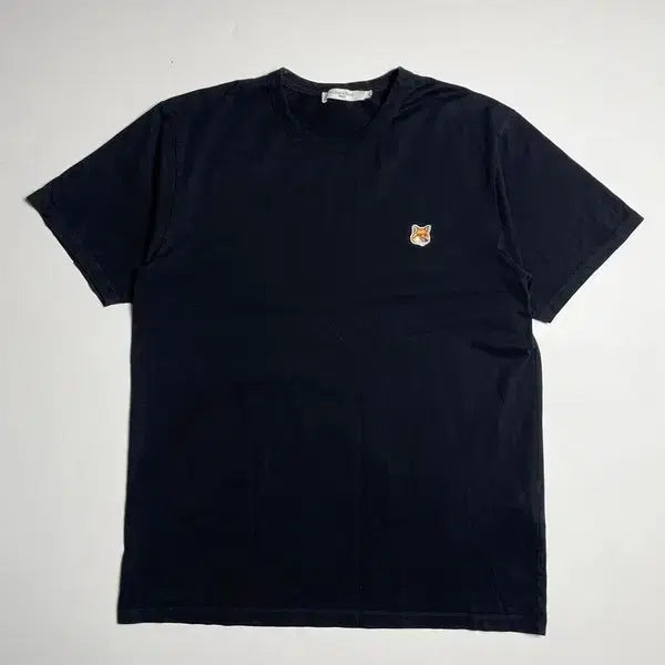 [BUNJANG] Maison Kitsuné 22SS Fox Head Patch Short Sleeve T-Shirt / 메종키츠네 22SS 폭스 헤드 패치 반팔 티셔츠 R1082