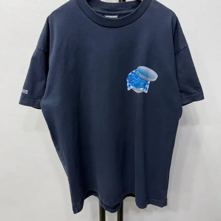 [BUNJANG] Jacquemus Navy Blue T-Shirt (Size L) / 정품) 자크뮈스 네이비 블루 반팔티 L