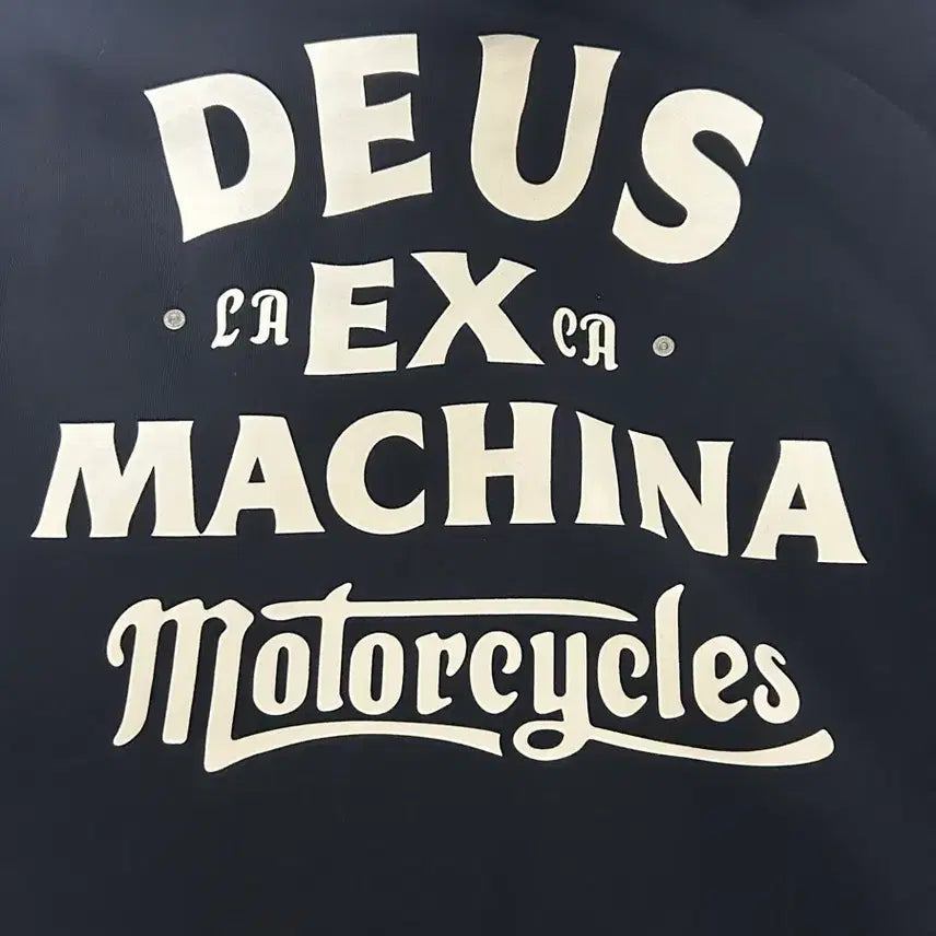 [BUNJANG] Deus Ex Machina Black Hoodie L / 데우스 엑스 마키나 후드집업 L