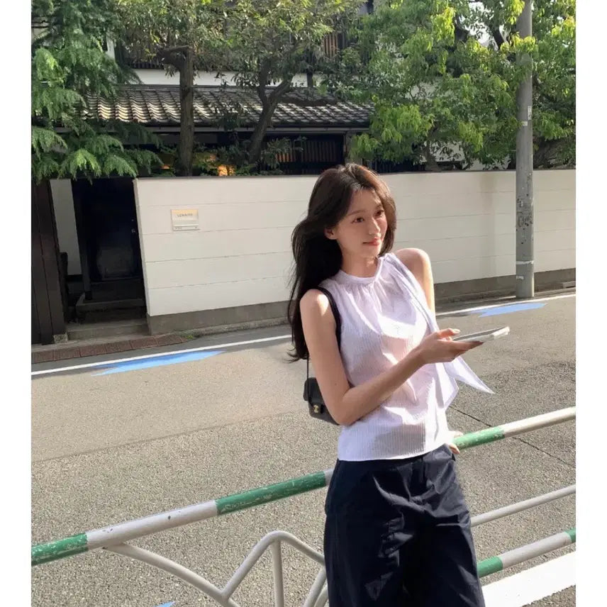 [SOLD OUT] 르플레인 셀리아 타이 블라우스 leplein Selier Blouse