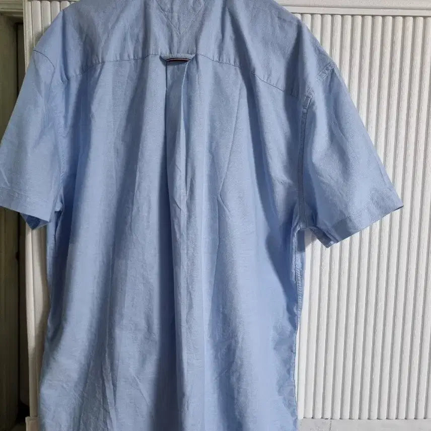 [BUNJANG] Tommy Hilfiger Blue Short Sleeve Shirt Size 2XL / 타미힐피거 반팔 셔츠 블루 사이즈2XL