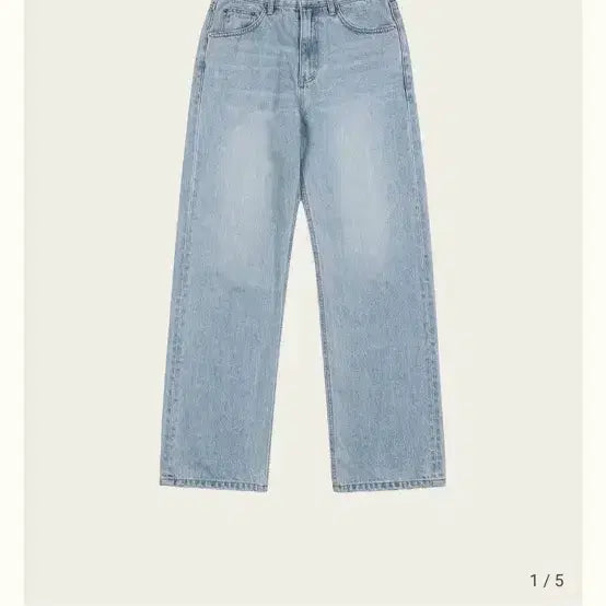 [BUNJANG] Ribbon Light Mono Denim Pants / 리본빛 모노 데님 S