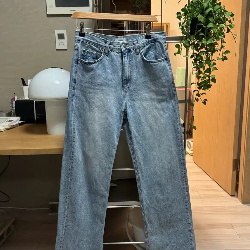 [BUNJANG] Ribbon Light Mono Denim Pants / 리본빛 모노 데님 S