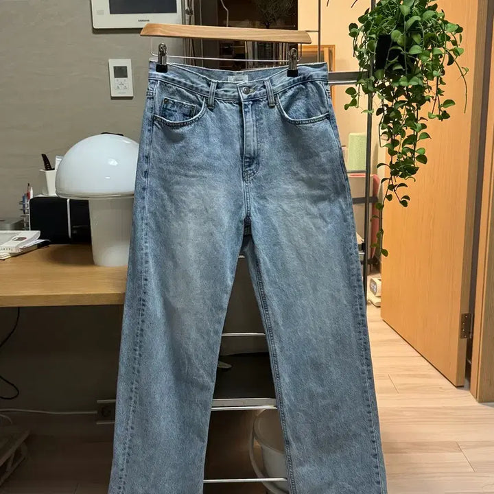 [BUNJANG] Ribbon Light Mono Denim Pants / 리본빛 모노 데님 S