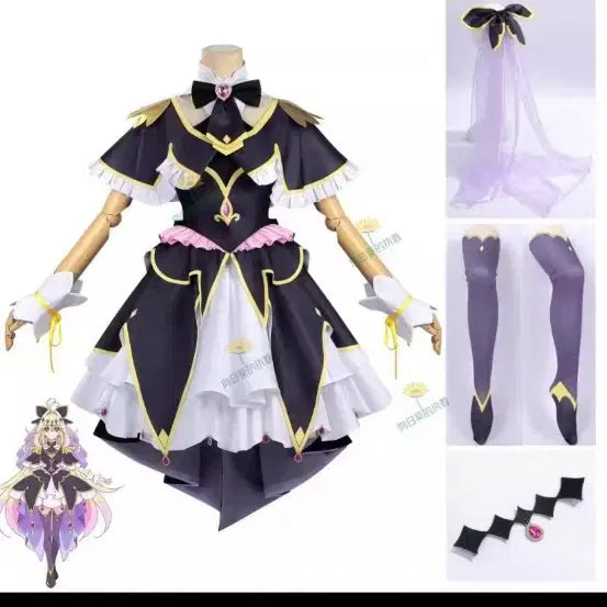 [BUNJANG] Arcana Shadow Cosplay Costume, Wig / 큐어 아르카나 섀도우 코스프레 의상,가발,대리구매