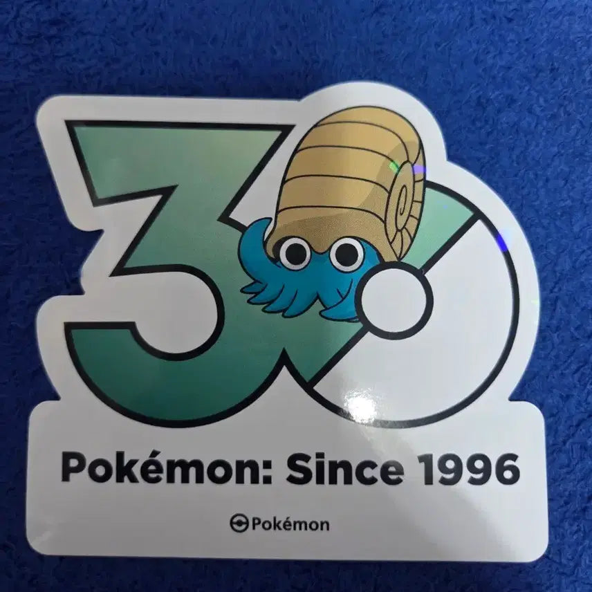 [BUNJANG] Pokemon 30th Anniversary Sticker (Amnite) / 포켓몬 30주년 기념 스티커(암나이트)