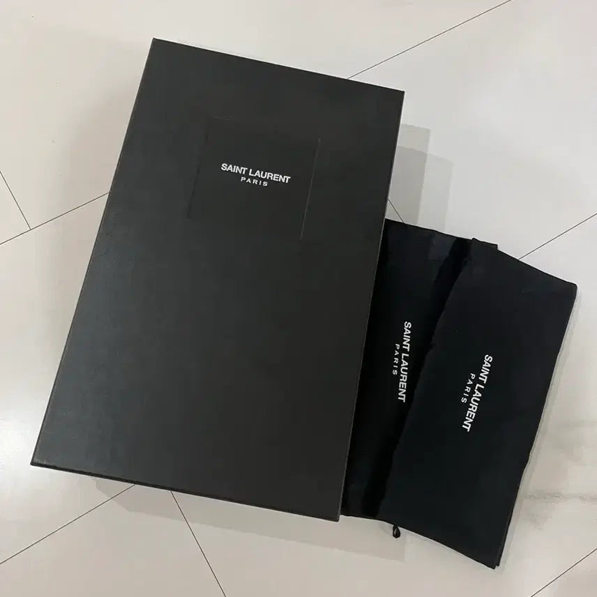 [BUNJANG] Saint Laurent Leather Heeled Boots / 생로랑 신발