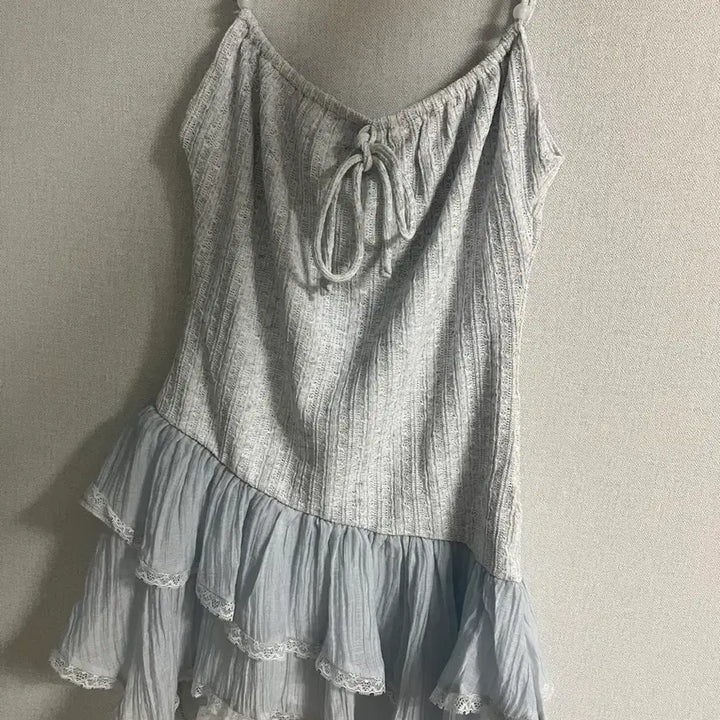 [BUNJANG] Layered Sleeveless Dress - New Arrival / 레이어드 나시원피스 새상품