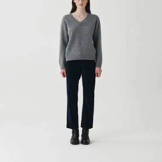 [BUNJANG] Ore Slim Fit Corduroy Pants - Black (M) / 오어 ore 슬림핏 코듀로이 팬츠 블랙m