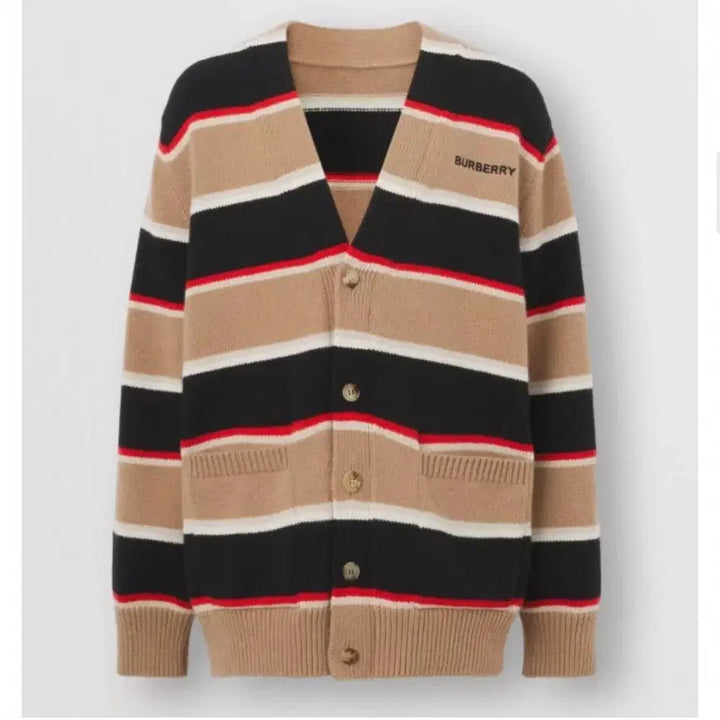 [BUNJANG] Burberry Striped Cashmere Blend Cardigan / 정품) 버버리 스트라이프 캐시미어 가디건 판매합니다!