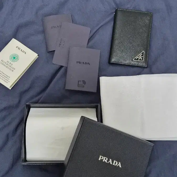 [BUNJANG] Prada Saffiano Leather Cardholder / 프라다 사피아노 지갑