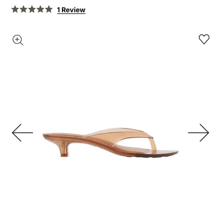 [BUNJANG] Skims Jelly Kitten Heel Sandals / Skims jelly kitten heel