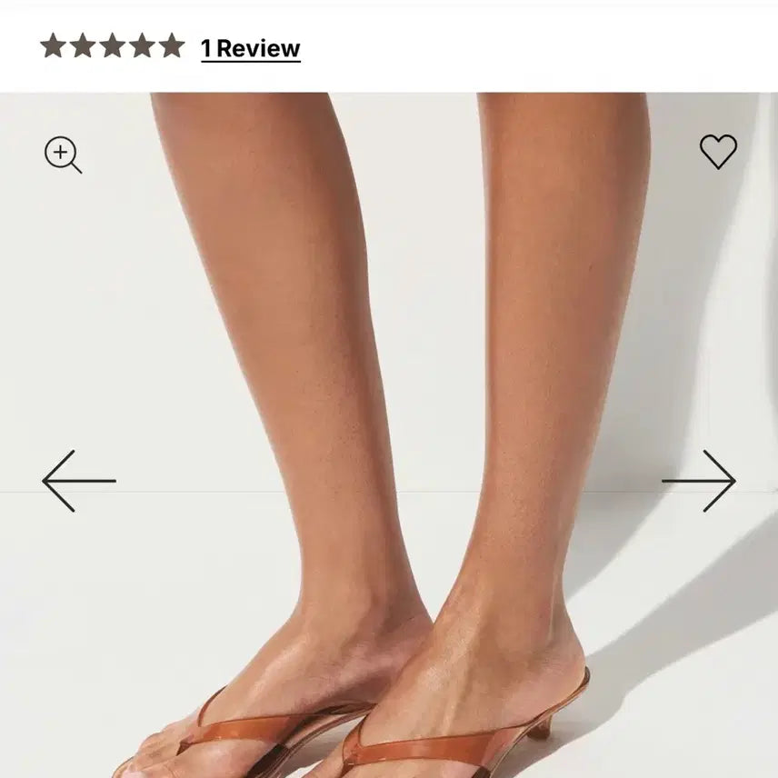 [BUNJANG] Skims Jelly Kitten Heel Sandals / Skims jelly kitten heel