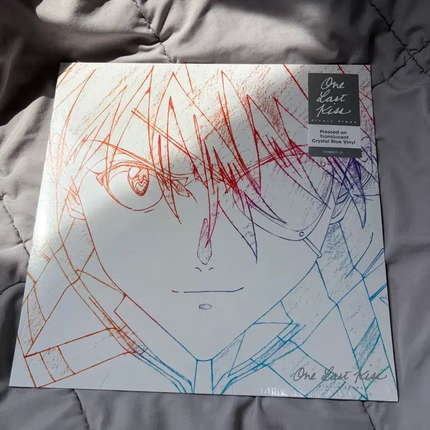 [BUNJANG] Evangelion One Last Kiss Crystal Blue Vinyl LP (Sealed) / 에반게리온 LP - One Last Kiss 크리스탈 블루 (미개봉)