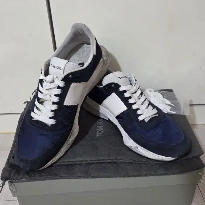 [BUNJANG] Tom Ford Jacquard Sneakers Size 10 (US) / 톰포드 자가 스니커즈  285~290