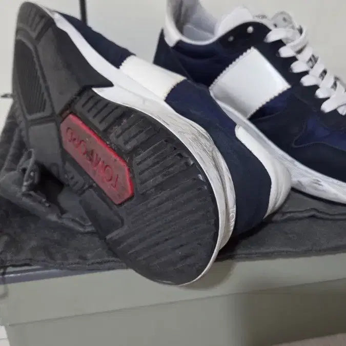 [BUNJANG] Tom Ford Jacquard Sneakers Size 10 (US) / 톰포드 자가 스니커즈  285~290