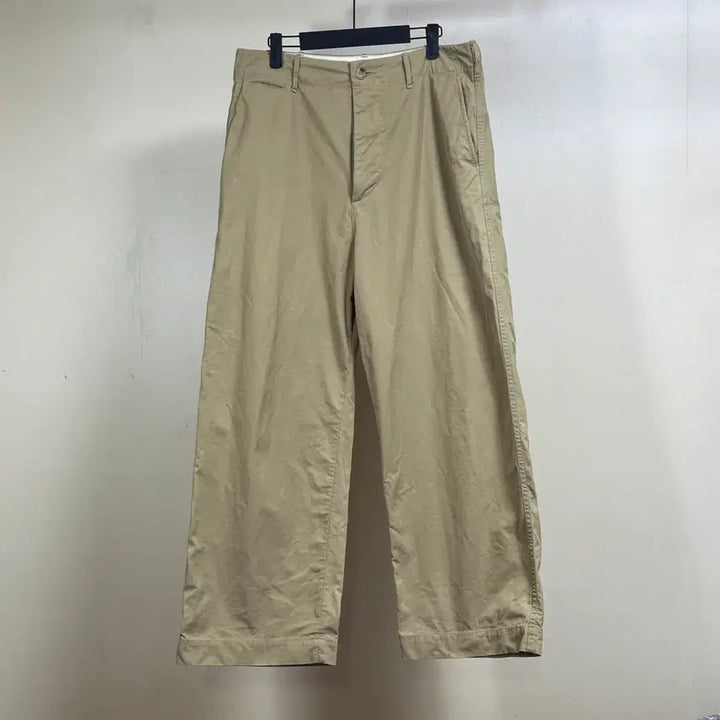 [BUNJANG] Auralee Egyptian Supima Cotton Chino Pants Beige / (4) 오라리 이집트 초장면 원사 코튼 치노팬츠
