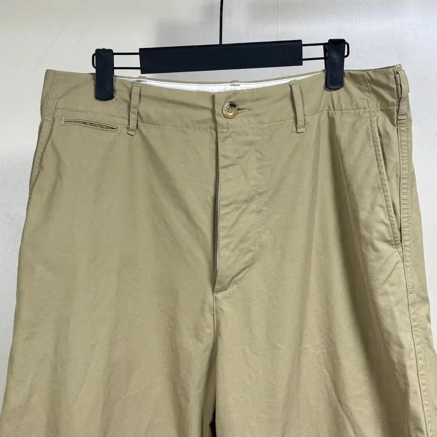 [BUNJANG] Auralee Egyptian Supima Cotton Chino Pants Beige / (4) 오라리 이집트 초장면 원사 코튼 치노팬츠
