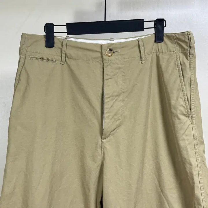 [BUNJANG] Auralee Egyptian Supima Cotton Chino Pants Beige / (4) 오라리 이집트 초장면 원사 코튼 치노팬츠