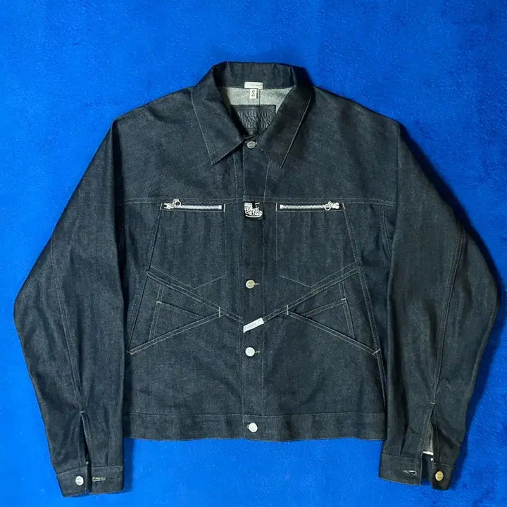 [BUNJANG] Marithe Francois Girbaud Indigo Denim Jacket S / 마리떼 프랑소와 저버 진청 인디고 데님 자켓 S