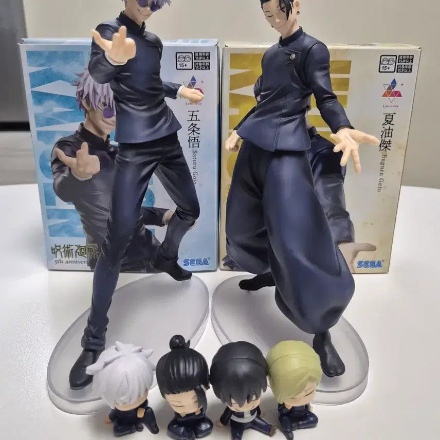 [BUNJANG] Jujutsu Kaisen Gojo &amp; Geto 5th Anniversary Acrylic Display / 무료배송) 주술회전 5주년 고죠 게토