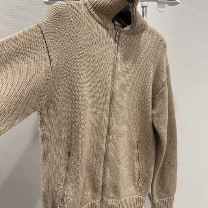 [BUNJANG] BEAMS Zip-Up Knit Sweater (Size M) / BEAMS 빔즈 니트 집업 M사이즈