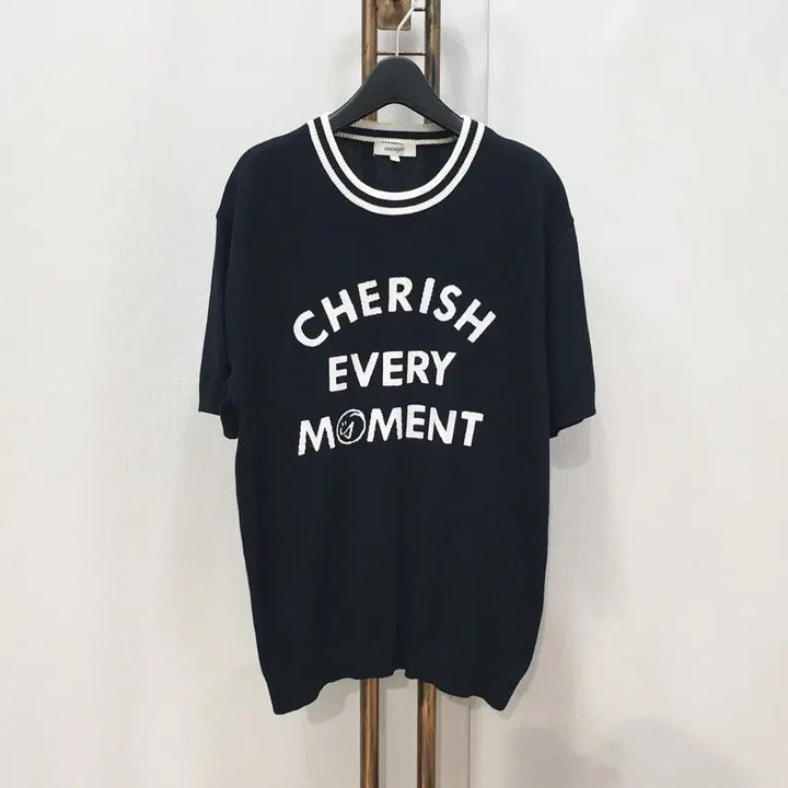 [BUNJANG] Amopfle Knit Round Short Sleeve T-shirt / (JJ30128)아모프레 니트 라운드반팔 (남성용)