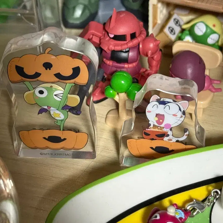 [BUNJANG] Keroro Halloween Keroro &amp; Tamama Korotto Acrylic Set / 할로윈 케로로 타마마 코롯토 아크릴 일괄