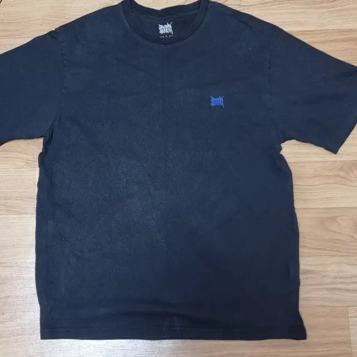 [BUNJANG] Black No Drown Breath Printing Short Sleeve T-Shirt / 블랙 No Drown Breath 프린팅 반팔티셔츠
